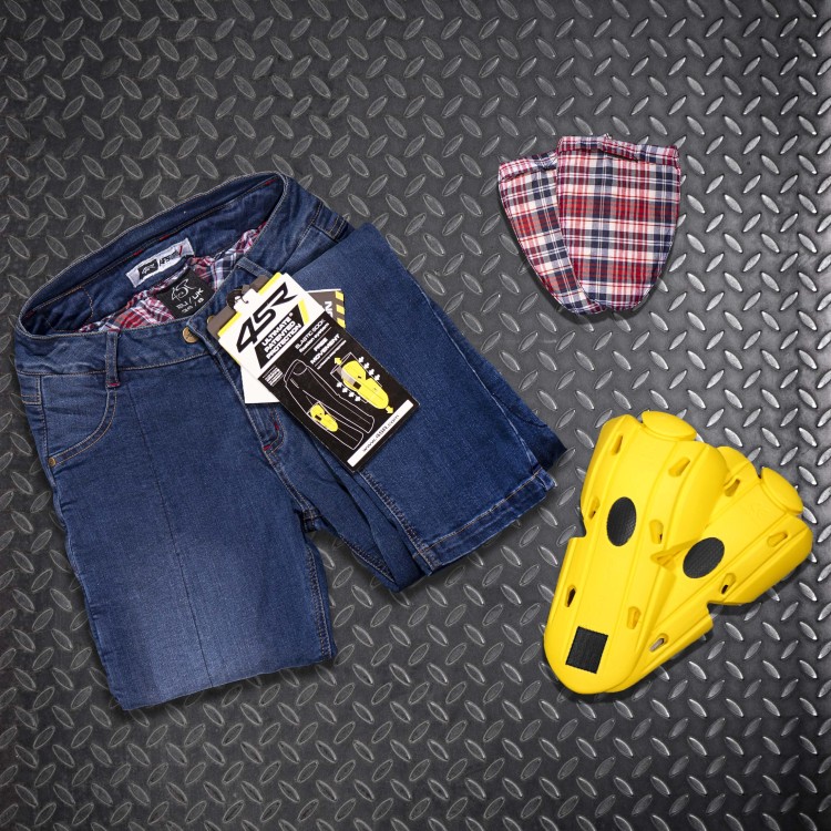 4SR Damen Motorradjeans GTS Lady Blue 6