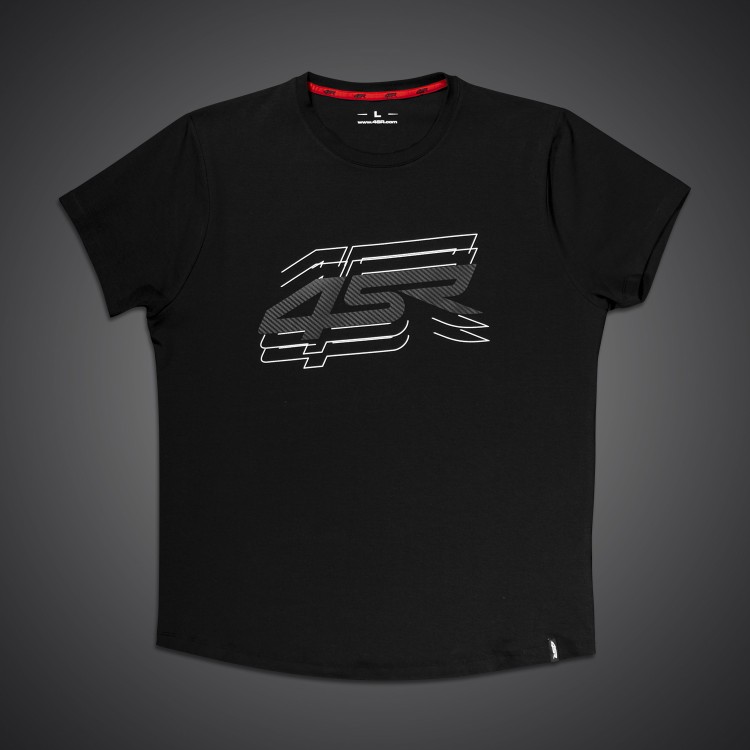 4SR männer T-Shirt Carbon Black 4