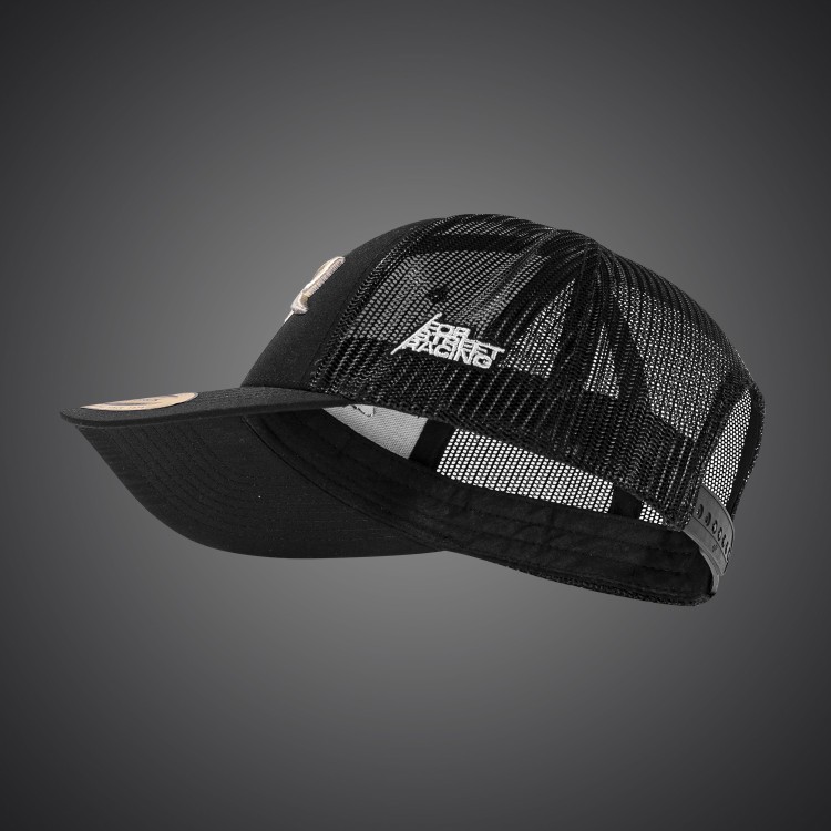 4SR Royal Black Snapback Cap mit 3D-Stickerei 2