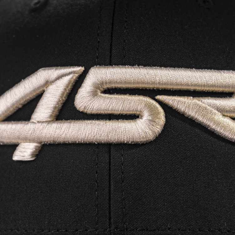 4SR Royal Black Snapback Cap mit 3D-Stickerei 3
