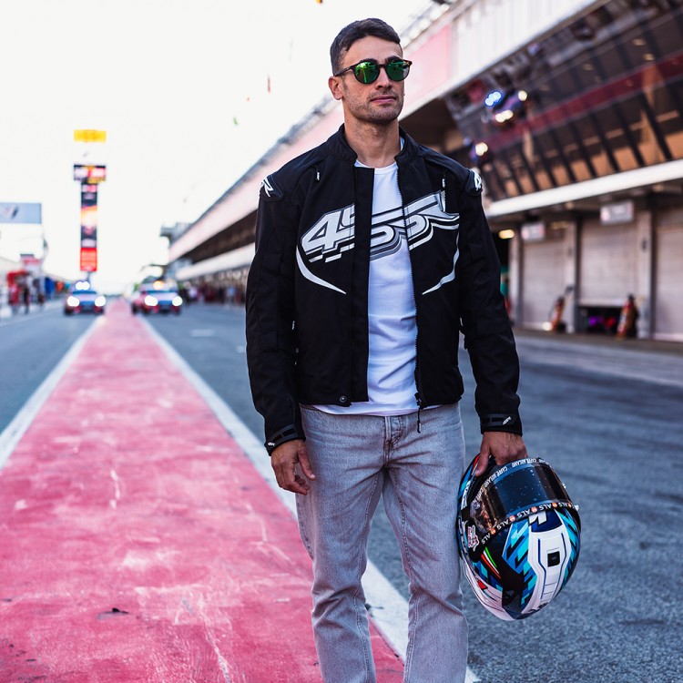 4SR Motorrad Textiljacke RTX Black