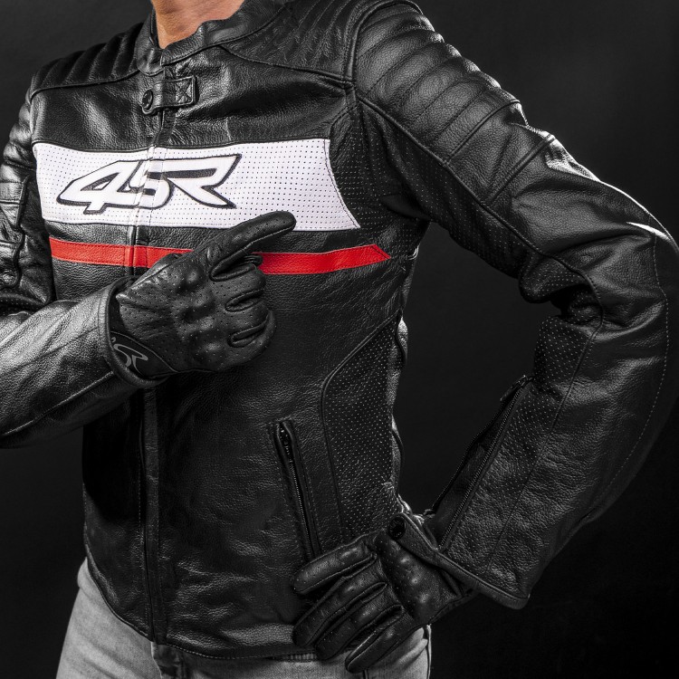 4SR Lederjacke Roadster Lady III – Red 6