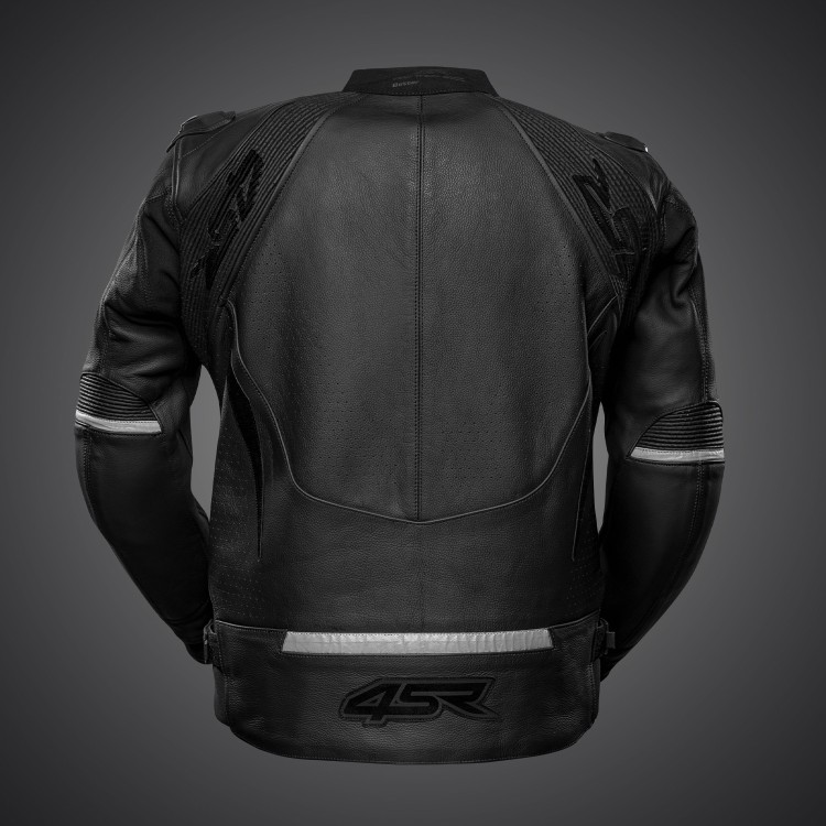 4SR Leder-Motorrad-Sportjacke Club Sport Black Series AR 2