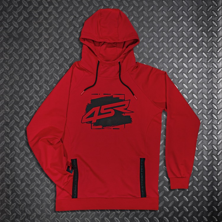4SR Kapuzenpullover Hoodie Drift Red 5