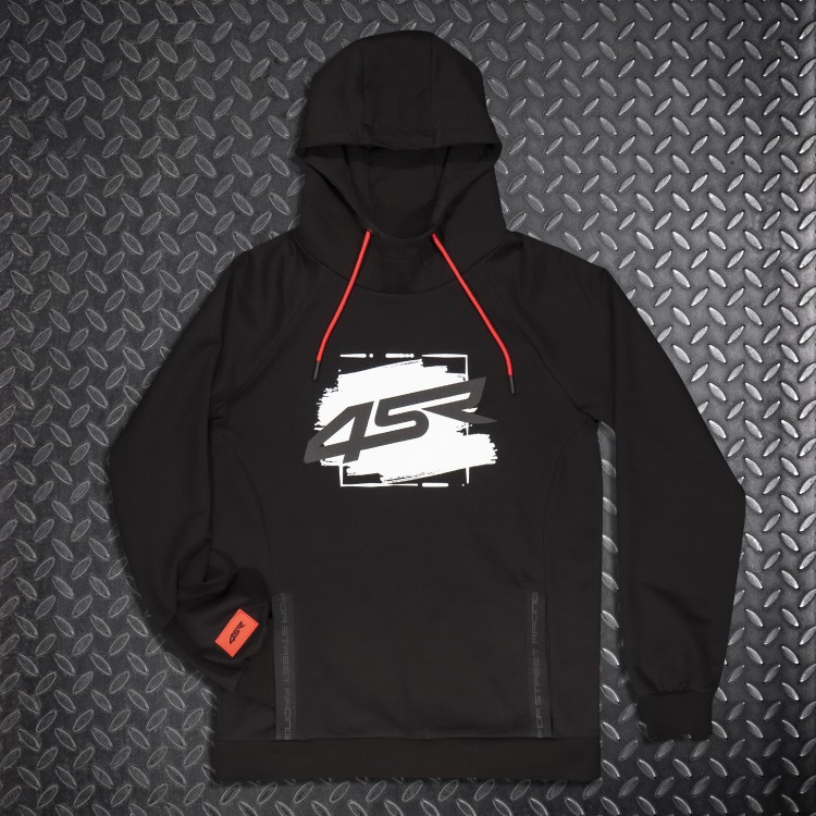 4SR Kapuzenpullover Hoodie Drift Black 5