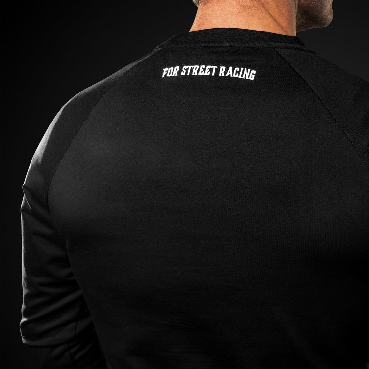 Schwarz 4SR Sweatshirt Motorsport Flag Black  3