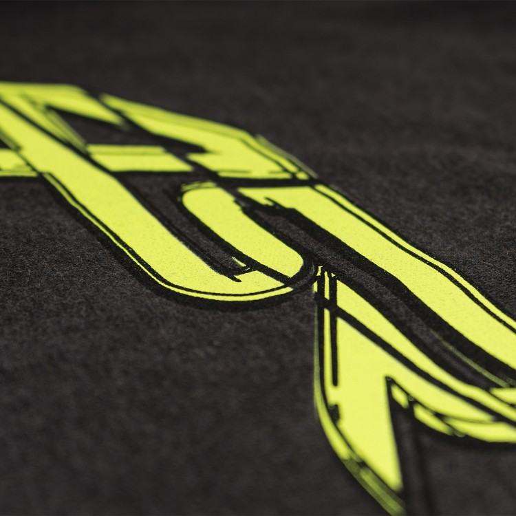 4SR Kevlarverstärkten Motorrad-Sweatshirt Crack Yellow 3