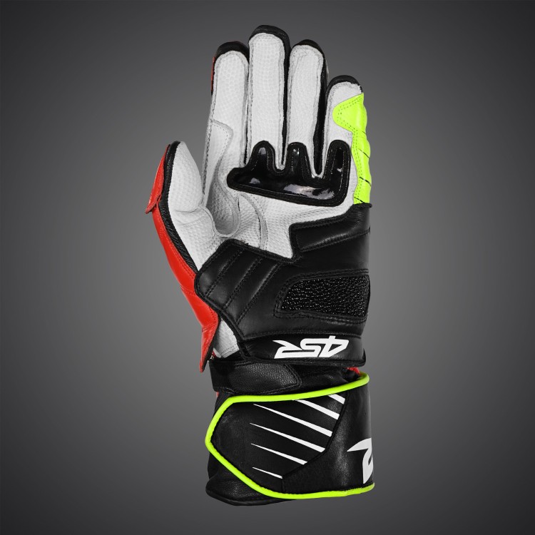 4SR Motorrad Handschuhe Stingray Race Spec Neon
