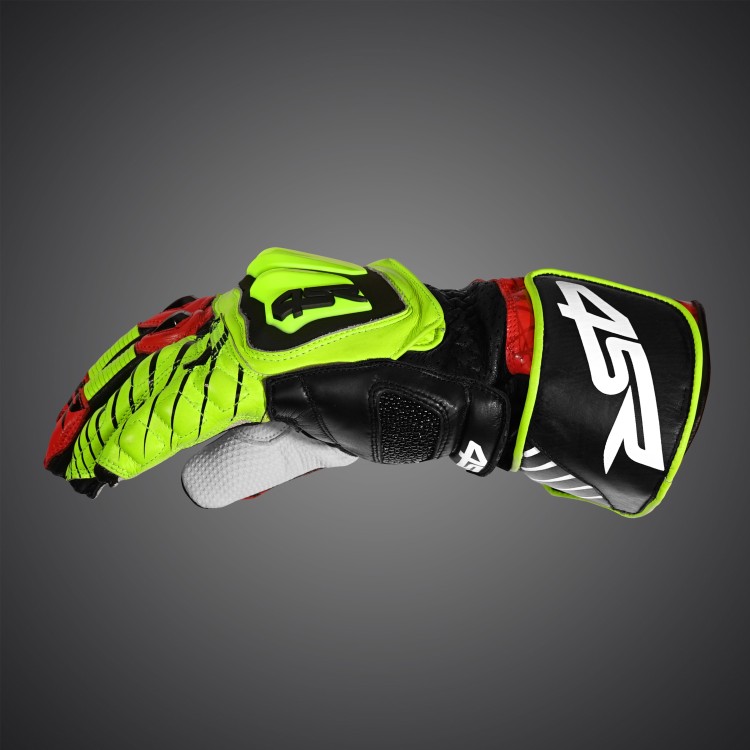 4SR Motorrad Handschuhe Stingray Race Spec Neon