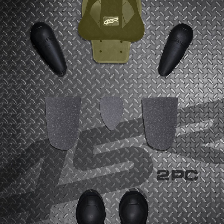 4SR lederkombi RR Lady Black Series AR - protektoren