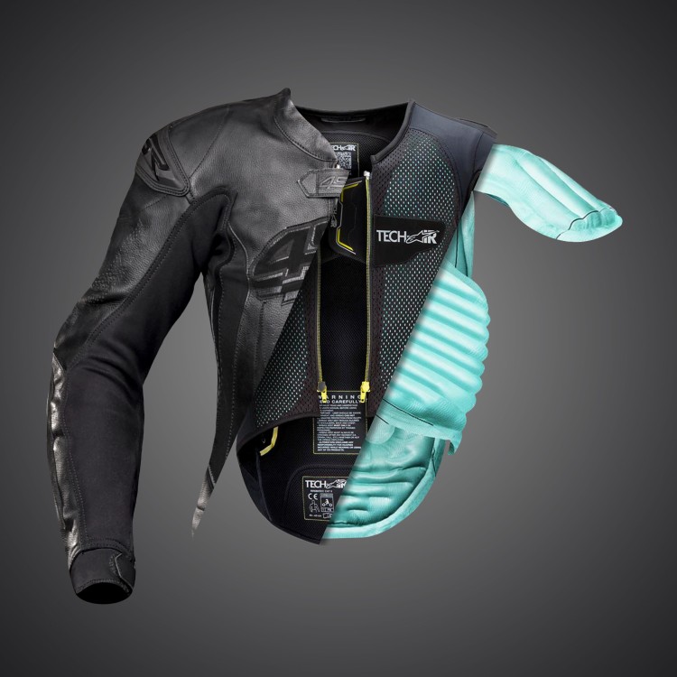 4SR Lederkombi RR Lady Black Series AR - airbag