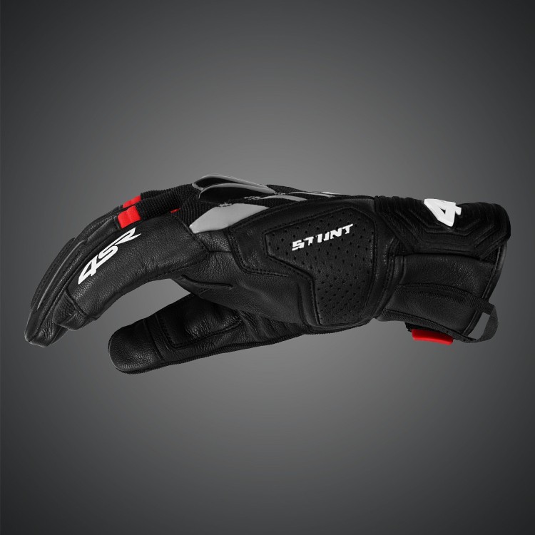 4SR Motorrad Handschuhe Stunt Red