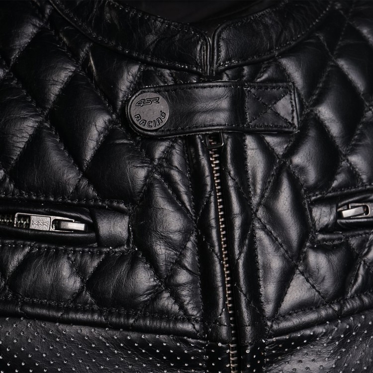 4SR Motorradjacke Scrambler Petroleum II