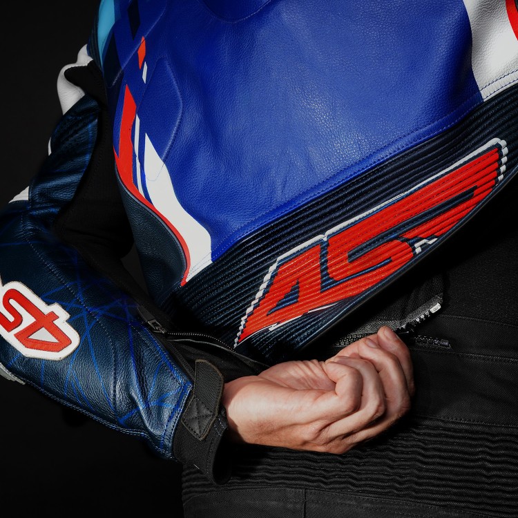 4SR RR Blue AR zweiteiliger Motorradkombi