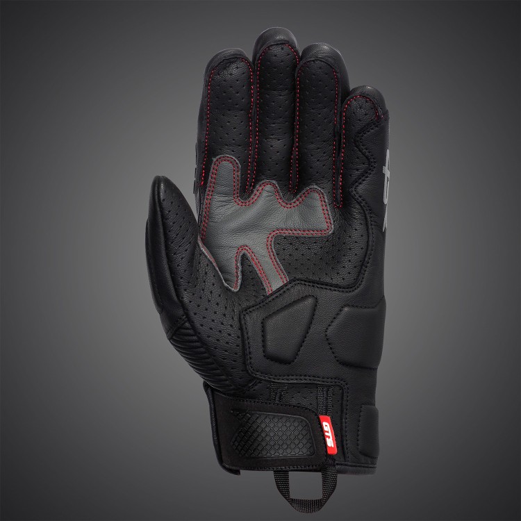 4SR kurze Sommer-Motorradhandschuhe GTS Black