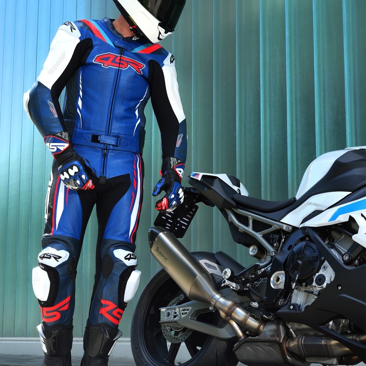 4SR RR Blue AR zweiteiliger Motorradkombi