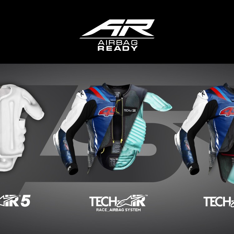 4SR RR Blue AR zweiteiliger Motorradkombi