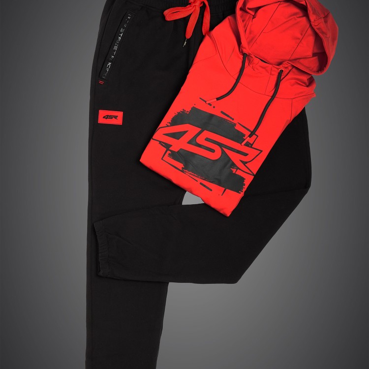 4SR Freizeit-Jogginghose Garage Black