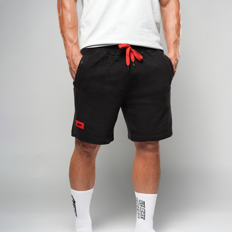4SR Freizeit-Shorts Garage Black