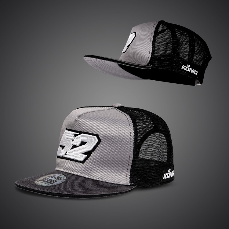 Schildkappe Oliver König 52 Grau