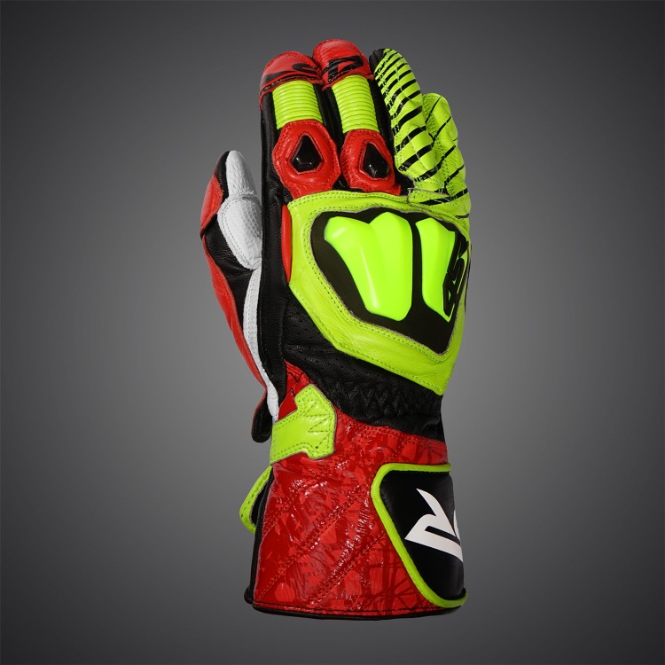 4SR Motorrad Handschuhe Stingray Race Spec Neon