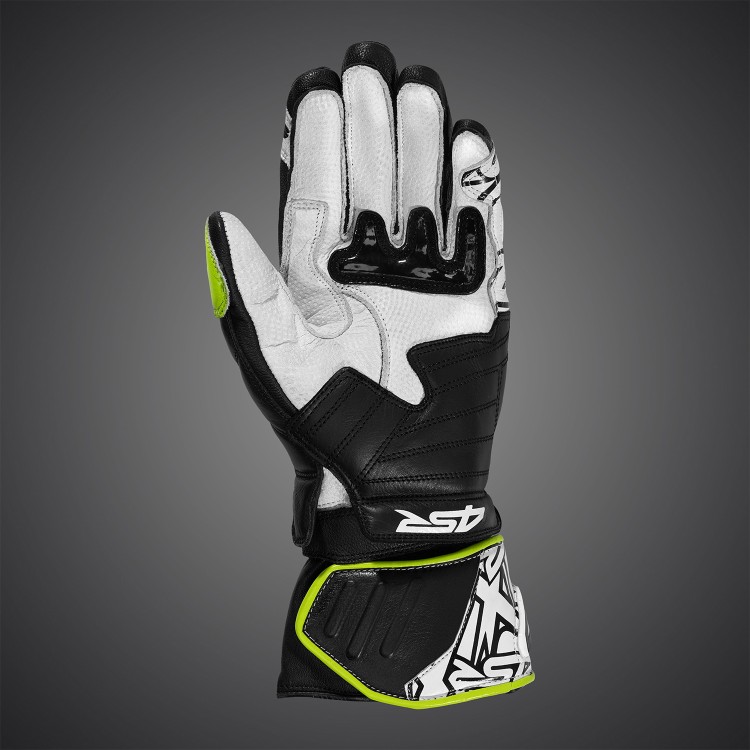 4SR Sport-Motorradhandschuhe RR Aramid Core White