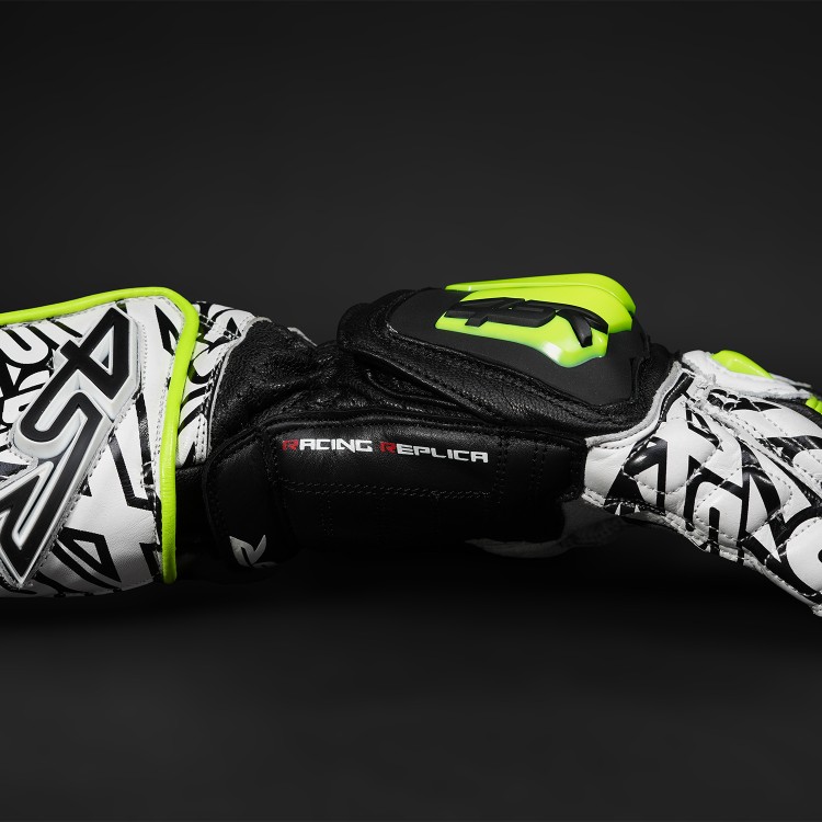 4SR Sport-Motorradhandschuhe RR Aramid Core White