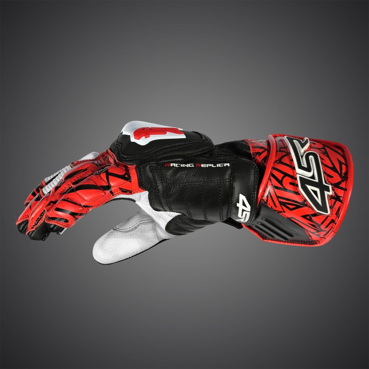 4SR Sport-Motorradhandschuhe RR Aramid Core Red