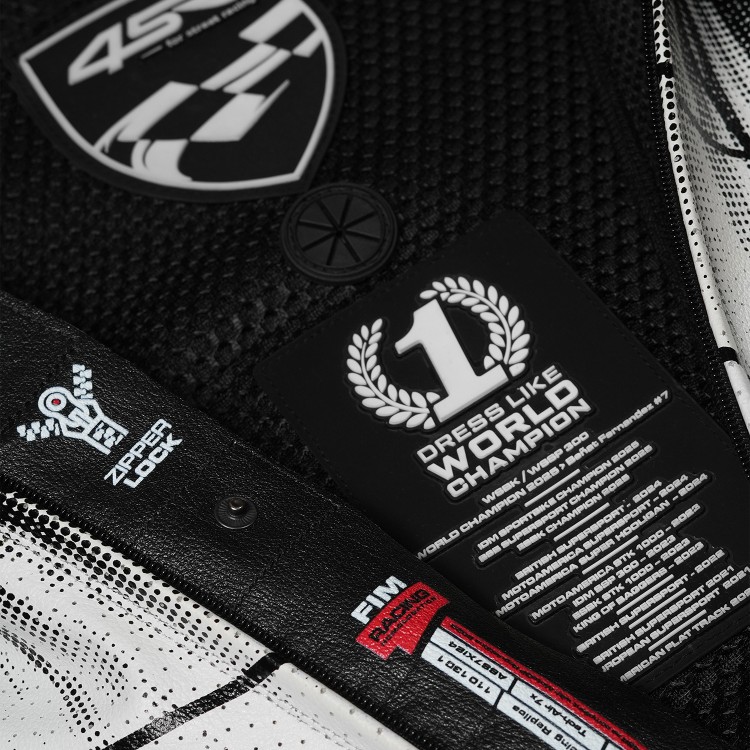 4SR Einteiler-Lederkombi Racing Ultra Light Matrix AR - Weltmeister