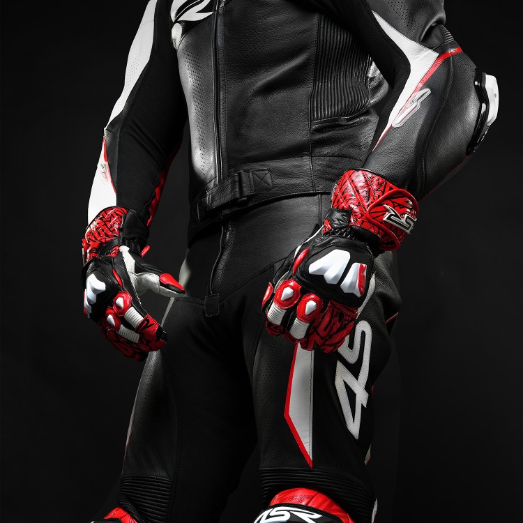 Zweiteilige Motorrad Lederkombi 4SR RR Pista AR