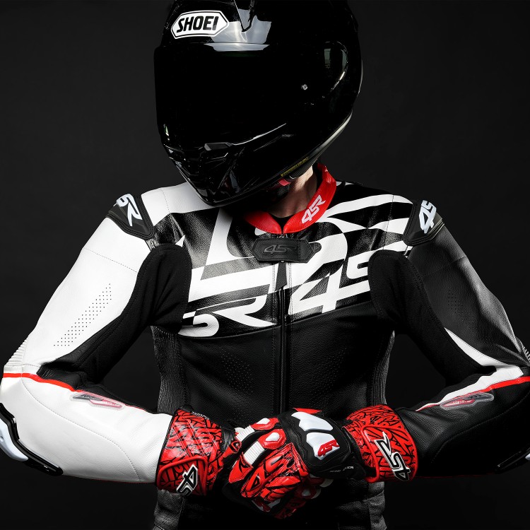 Zweiteilige Motorrad Lederkombi 4SR RR Pista AR