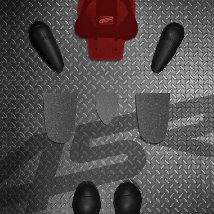 Zweiteilige Motorrad Lederkombi 4SR RR Pista AR