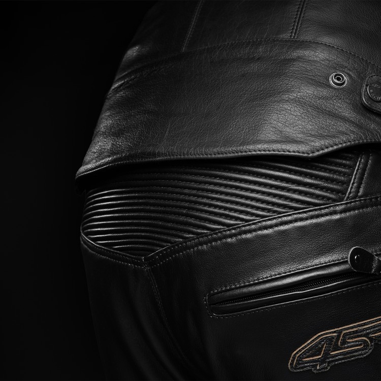 4SR Herren Leder-Motorradhose Roadster V2