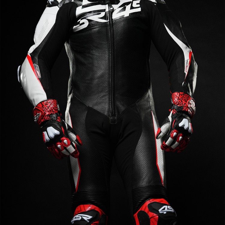 4SR Einteiliger Känguruleder-Rennkombi Racing Ultra Pista AR