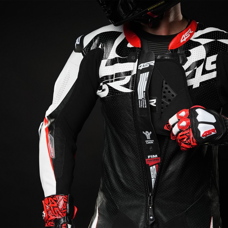 4SR Einteiliger Känguruleder-Rennkombi Racing Ultra Pista AR