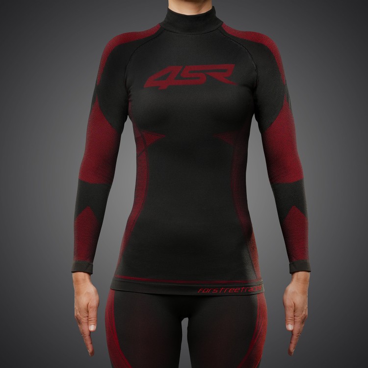 4SR Damen-Funktionsshirt Ladies Seamless Shirt Red