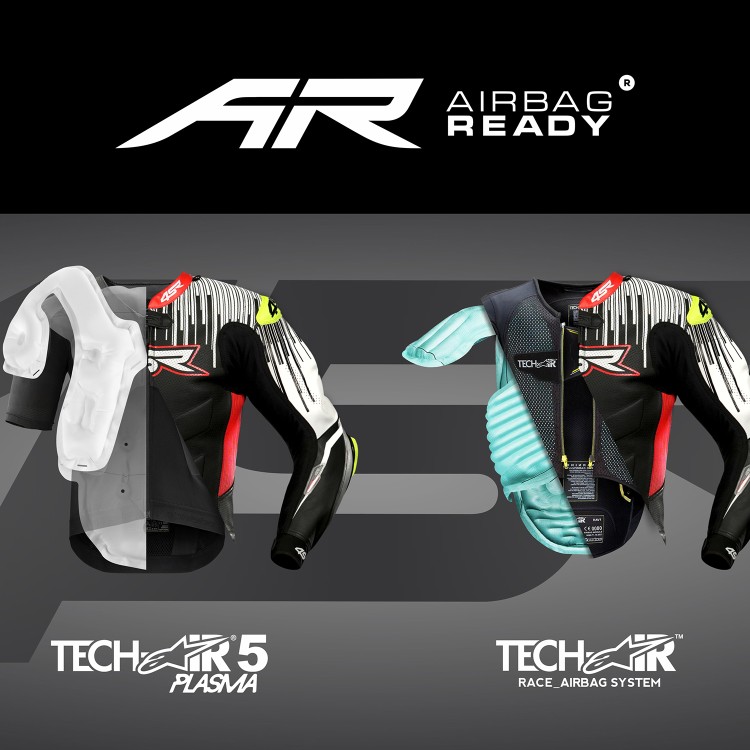 4SR RR Stripes AR zweiteilige Motorradkombi RR Stripes AR