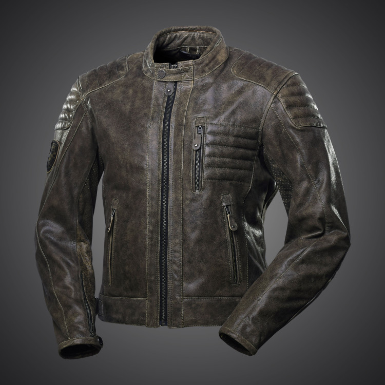 4SR Motorradlederjacke COOL RETRO
