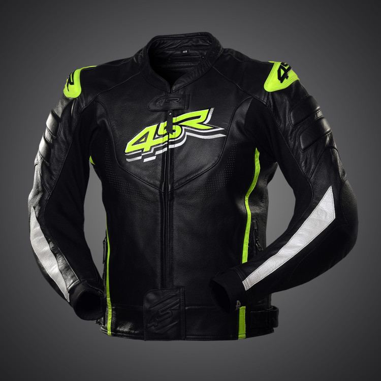 4SR Sportliche Motorrad Leder Jacke TT Replica Nitro