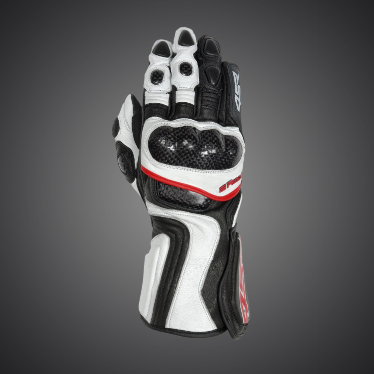 4SR Motorradhandschuhe SR 001 White