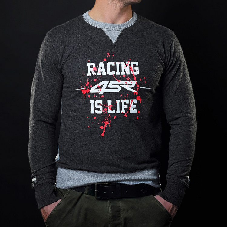 4SR herren Sweatshirt Life Grey