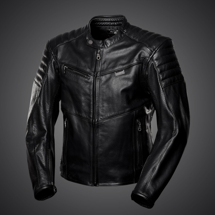 4SR Motorrad Leder Jacke B - Monster