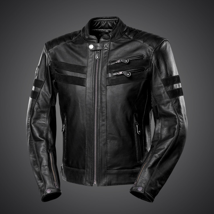 4SR Motorrad Lederjacke Cool Evo