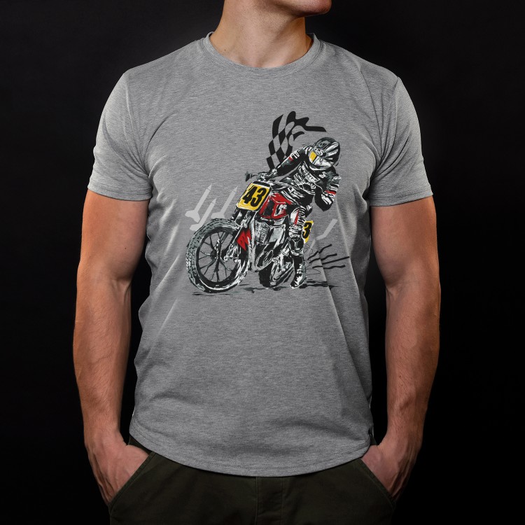 4SR männer T-Shirt Flat Track Champion