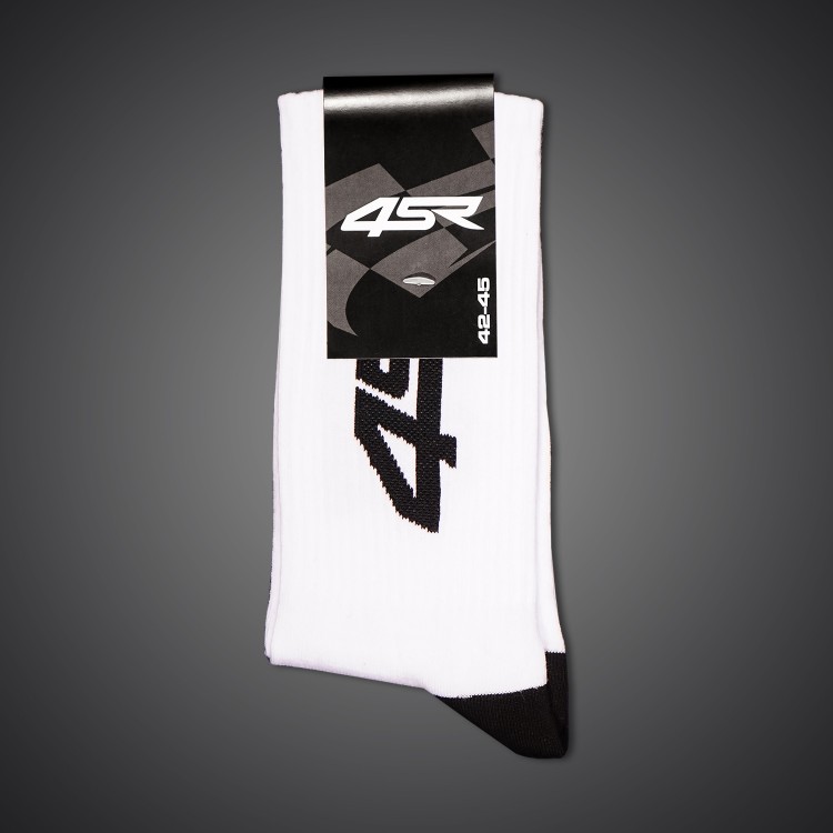 4SR Socken We Are Racers White