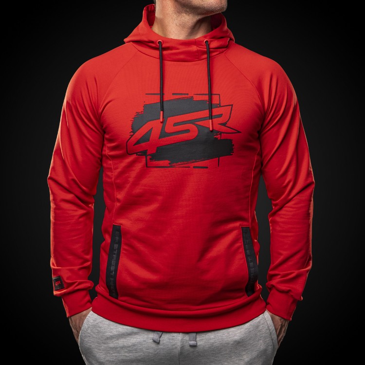 4SR Kapuzenpullover Hoodie Drift Red 1