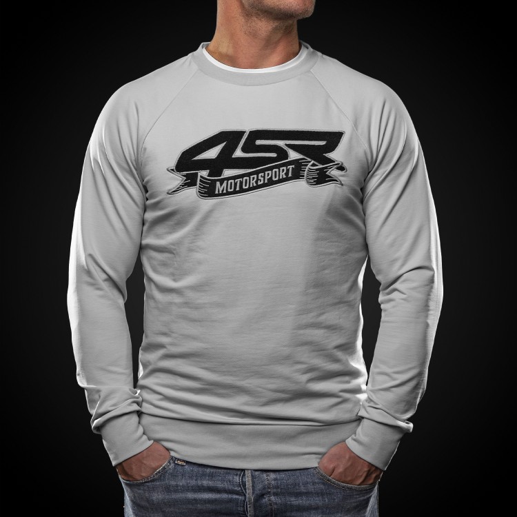 4SR Sweatshirt Motorsport Flag Gray 1