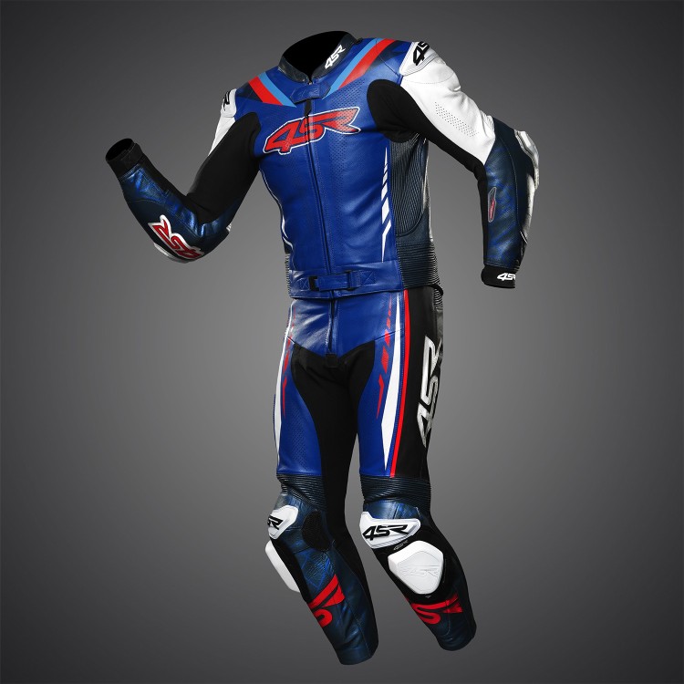 4SR RR Blue AR zweiteiliger Motorradkombi
