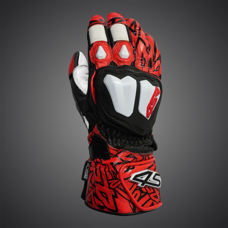 4SR Sport-Motorradhandschuhe RR Aramid Core Red