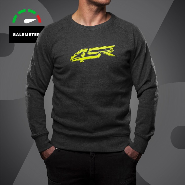 4SR Kevlarverstärkten Motorrad-Sweatshirt Crack Yellow